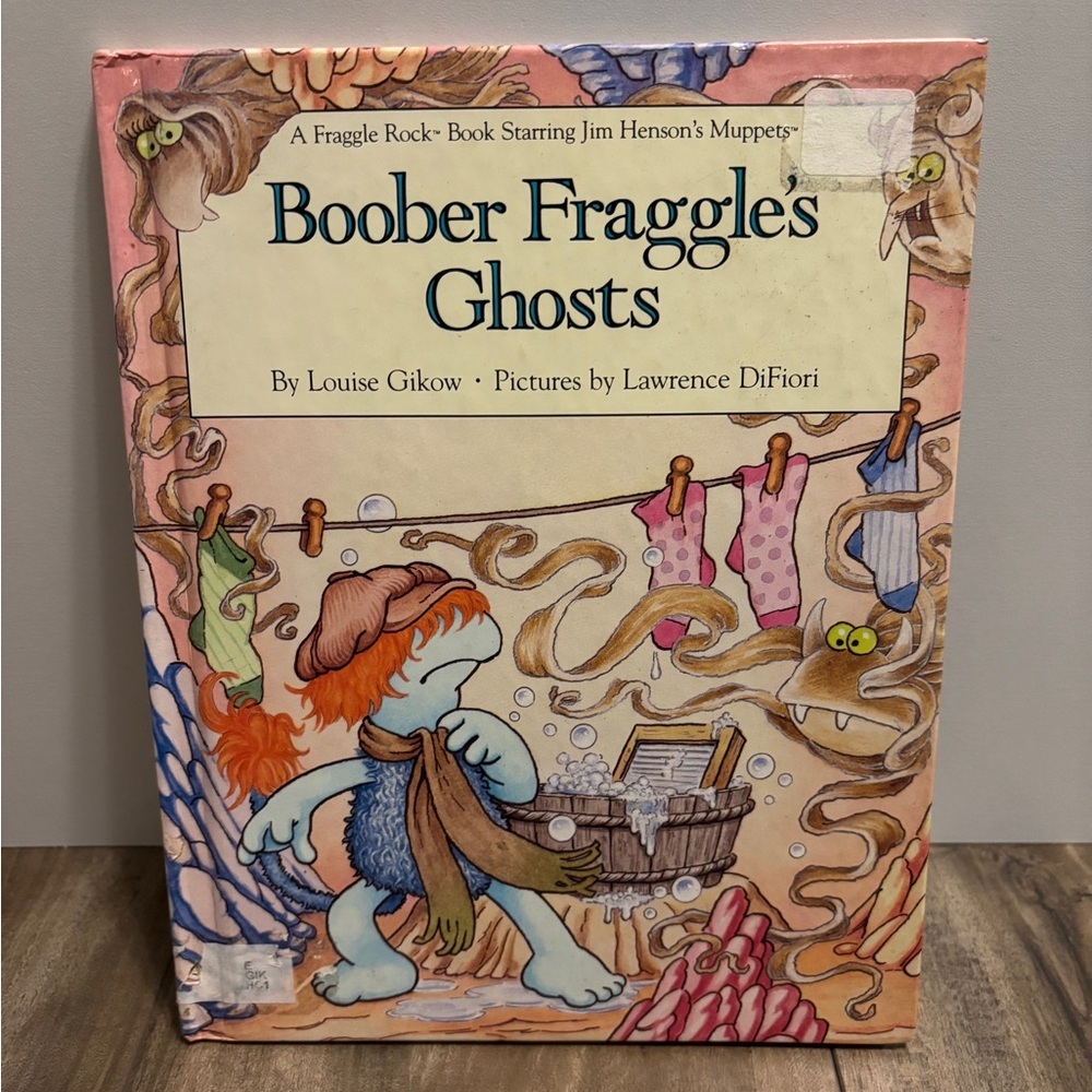 Vintage 1985 Boober Fraggle's Ghosts Book Jim Henson's Muppets